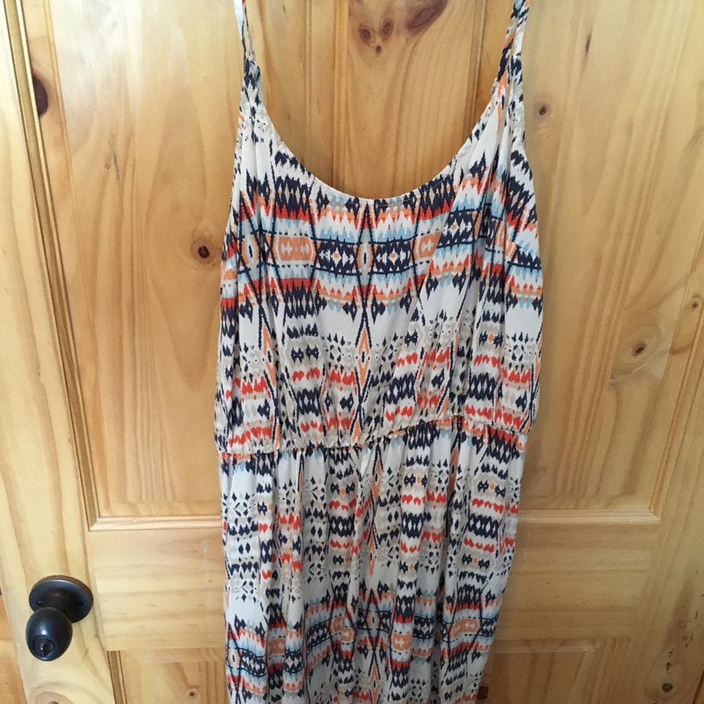 Tribal cinched sundress